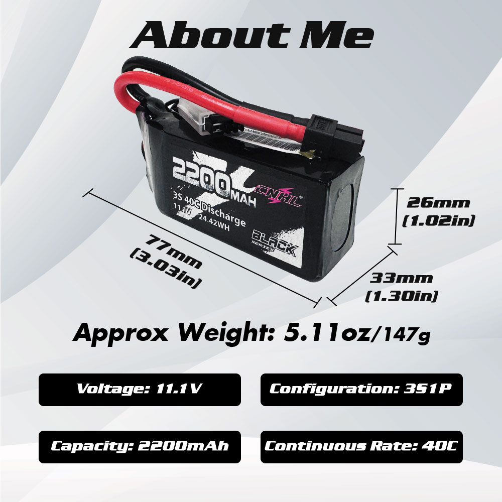 CNHL 3S baterai Lipo 40C 2200  - Drone Battery 3S ulasan dan harga