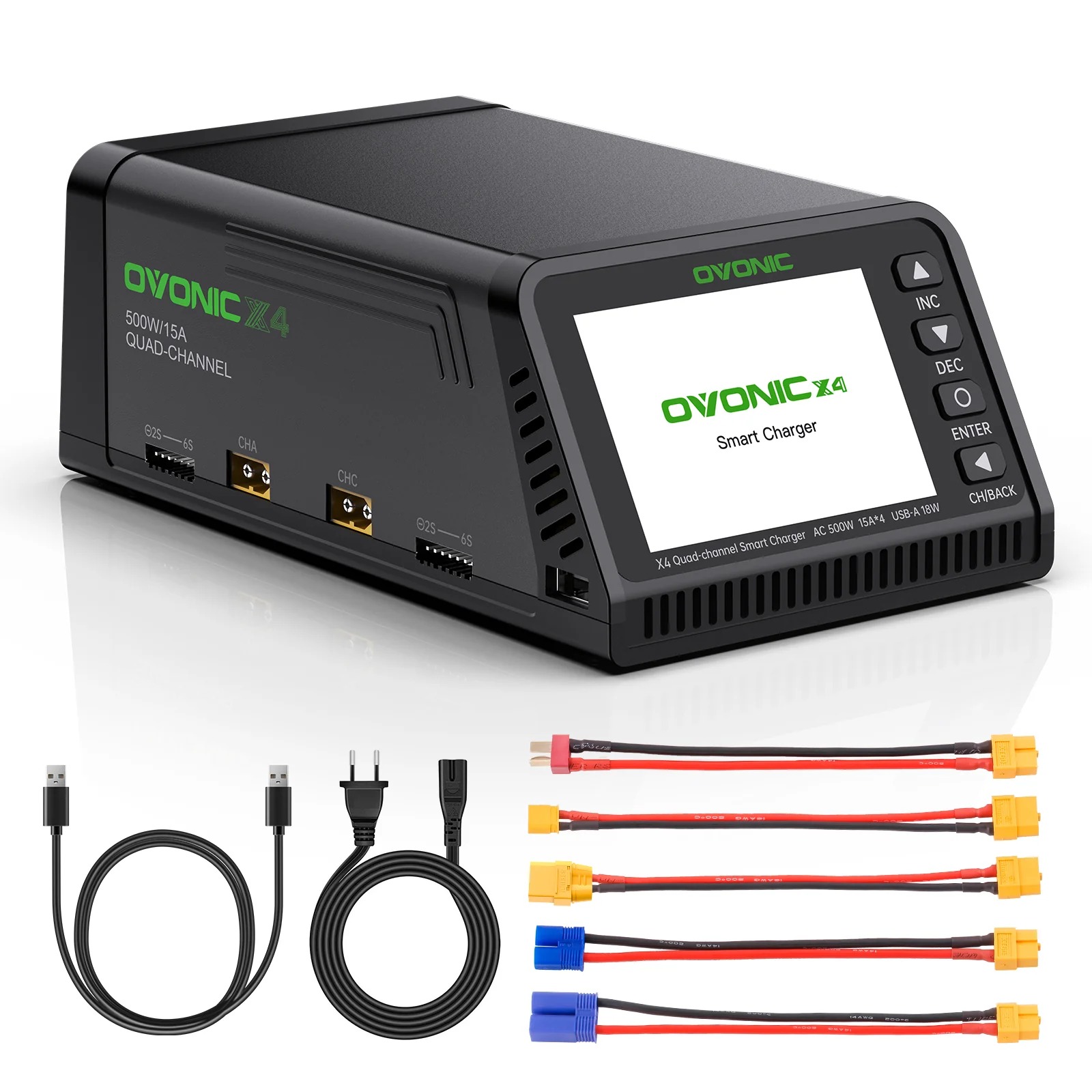 Ovonic X4 AC500W Pengisi Daya  - Drone Battery Smart ulasan dan harga